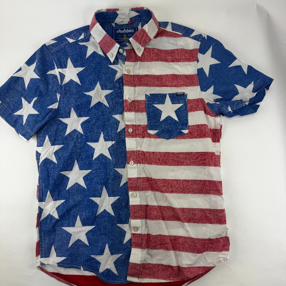 Chubbies Uncle Sam American Flag Shirt